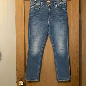 Mother The Mid Rise Dazzler Ankle jeans size 34